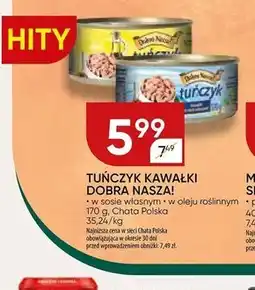 Chata Polska Tuńczyk w sosie własnym Dobra Nasza! oferta