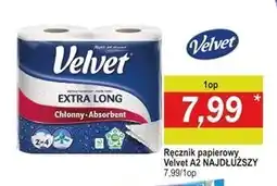 Społem Ręcznik papierowy Velvet oferta