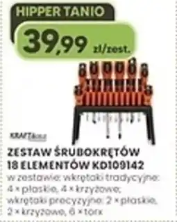 Hipper.pl Zestaw śrubokrętów Kraft oferta