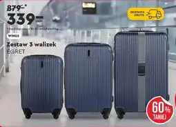 Biedronka Zestaw 3 walizek oferta