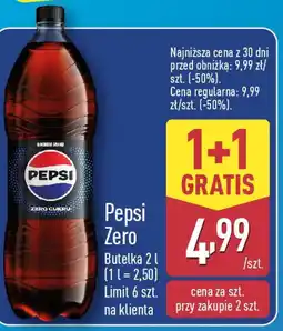 ALDI Pepsi Zero oferta