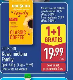 ALDI Kawa mielona Eduscho Family oferta