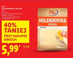 Lidl Ser Gouda holenderska w plastrach Pilos oferta