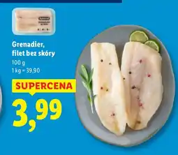 Lidl Filet grenadier bez skóry Targ Rybny Lidla oferta