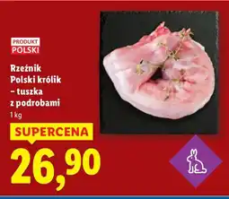 Lidl Polski królik - tuszka z podrobami Lidl oferta