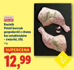 Lidl Polski kurczak gospodarki z chowu bez antybiotyków - ćwiartki XXL Lidl oferta