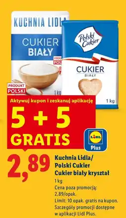 Lidl Cukier biały kryształ Kuchnia Lidla/Polski Cukier oferta