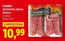 Lidl Kiełbasa Sol&Mar salchichón ekstra plastry oferta