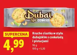 Lidl Ciastka kruche w stylu dubajskim z czekoladą i pistacjami Dubai Style oferta