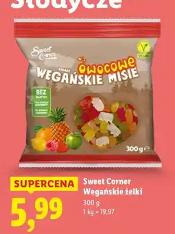 Lidl Żelki wegańskie Sweet Corner owocowe misie oferta
