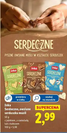 Lidl Musli Serdeczne owsiane Inka oferta