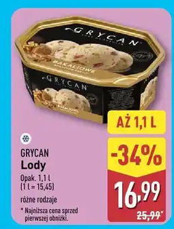 ALDI Lody Grycan różne rodzaje oferta