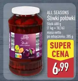 ALDI Śliwki połówki All Seasons oferta
