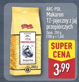 ALDI Makaron 12-jajeczny z jaj przepiórczych Krajanka Arc-Pol oferta