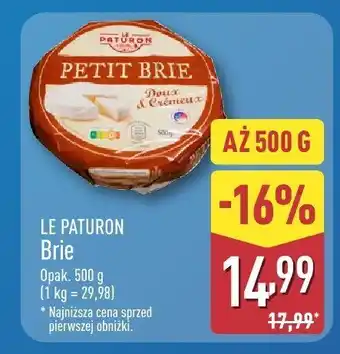 ALDI Ser Brie LE PATURON oferta