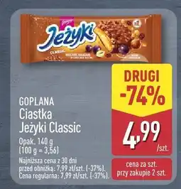 ALDI Ciastka Jeżyki Classic Goplana oferta