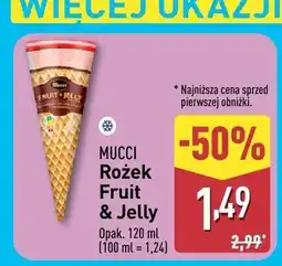 ALDI Lody Rożek Fruit & Jelly Mucci oferta