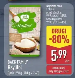 ALDI Ksylitol Back Family oferta