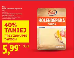 Lidl Pilos Gouda holenderska w plastrach oferta