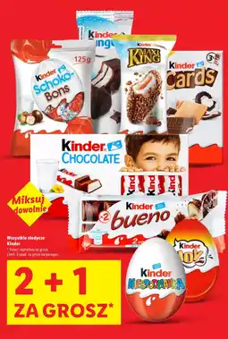Lidl Słodycze Kinder oferta
