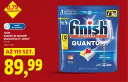 Lidl Finish Kapsułki do zmywarki Quantum All in 1 Lemon oferta