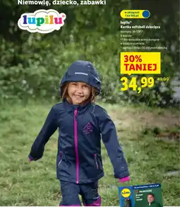 Lidl Lupilu Kurtka softshell dziecięca oferta