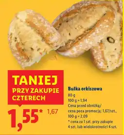 Lidl Bułka orkiszowa oferta