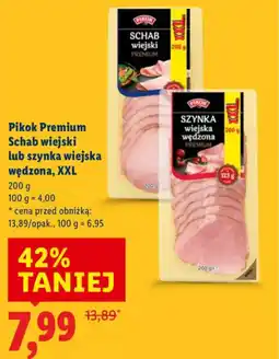 Lidl Pikok Premium Schab wiejski lub szynka wiejska wędzona, XXL oferta
