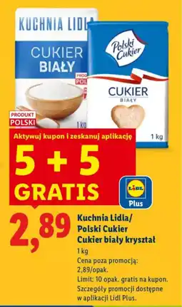Lidl Polski Cukier Cukier biały kryształ oferta