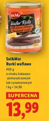 Lidl Sol&Mar Rurki waflowe oferta