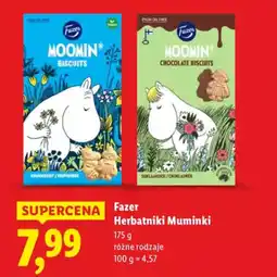 Lidl Fazer Herbatniki Muminki oferta
