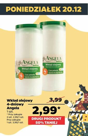 Netto Wkład olejowy 4-dniowy Angela oferta