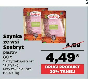 Netto Szynka ze wsi Szubryt oferta