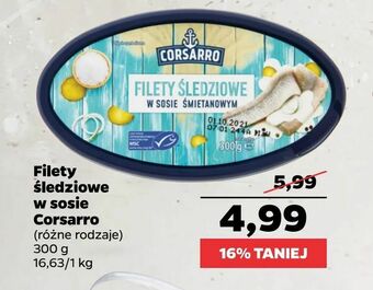 Netto Filety śledziowe w sosie Corsarro oferta