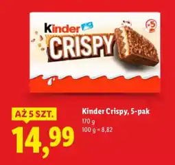 Lidl Kinder Crispy oferta