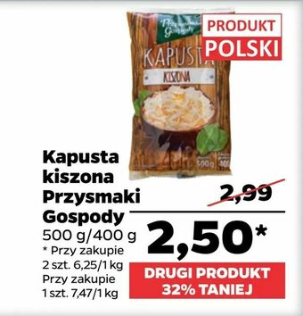 Netto Kapusta kiszona Przysmaki Gospody oferta
