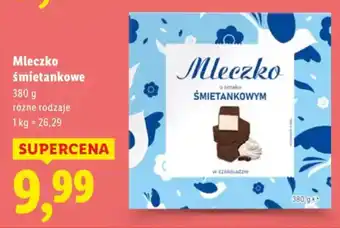 Lidl Mleczko śmietankowe oferta