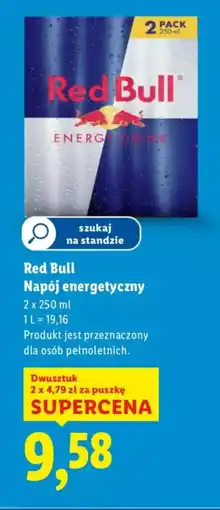 Lidl Red Bull Napój energetyczny oferta