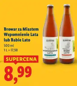 Lidl Browar za Miastem Wspomnienie Lata lub Babie Lato oferta
