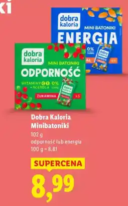 Lidl Dobra Kaloria Minibatoniki oferta