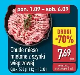 ALDI Mięso mielone z szynki wieprzowej Aldi oferta