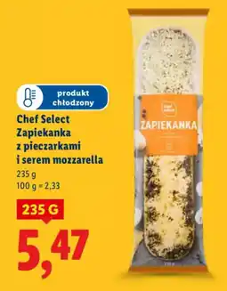 Lidl Chef Select Zapiekanka z pieczarkami i serem mozzarella oferta