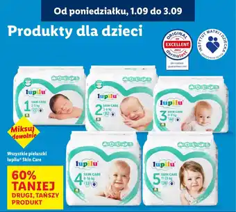 Lidl Pieluszki lupilu Skin Care oferta