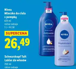 Lidl Nivea Mleczko do ciała z pompką oferta