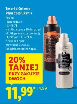 Lidl Tesori d'Oriente Płyn do płukania oferta
