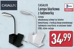 ALDI Lampa biurkowa z ładowarką Casalux oferta