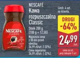 ALDI Nescafé kawa rozpuszczalna classic oferta