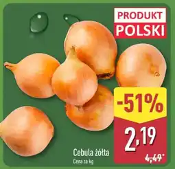 ALDI Cebula żółta oferta