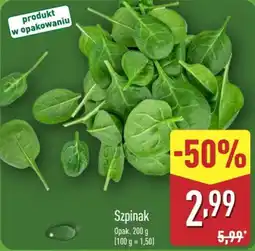 ALDI Szpinak oferta