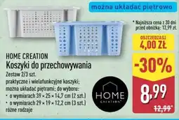 ALDI Koszyki do przechowywania Home Creation oferta